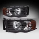 Pair Headlights Assembly For 2002-2005 Dodge Ram Pickup Truck Left&Right 02-05