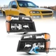 For 2004-2012 Chevy Colorado GMC Canyon Halogen Headlight Headlamp Black Amber For 2004-2012 Chevy Colorado GMC Canyon Halogen Headlight Headlamp Black Amber