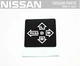 NISSAN GENUINE FAIRLADY Z32 300ZX Turn Signal Label Sticker OEM JDM Steering