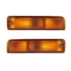Parking Corner Signal Lights Pair Set for 96-99 Nissan Pathfinder Left & Right