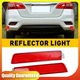 Left & Right Rear Bumper Reflector Lights Red For 2014-2017 Infiniti QX70 Base