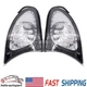 L&R Front Turn Signal Blinker Light No Bulb For BMW E46 3' Sedan 4Door 2002-2005