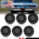 6X Smoked Rear Tail Light Lens & Backup Lamp Lenses For 1964 Chevy Impala