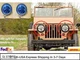LED Headlight Light Pair Left & Right fits willys jeep CJ2A 3A 3B CJ5 M38