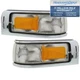 Side Marker Park Lights Set Fits 1995-1997 Lincoln Towncar FO2550132 FO2551132