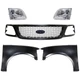 Grille Kit For 2001-03 Ford F-150 2004 Heritage Paint to Match Honeycomb Insert