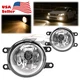 2006 Scion XA Pair Clear Lens Halogen Lamp Fog Light Fit Quality Replacement T4
