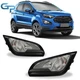 Bumper Fog Light w/ Lamp Cover Bezel Trim For Ford EcoSport 2018-2022 LH+RH Side