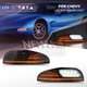 Black Dynamic LED Front Turn Signal DRL Parking Lamp For 97-04 Chevy Corvette C5