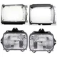 Halogen Headlight For 1987-1989 Toyota 4Runner Driver and Passenger