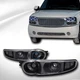Euro Black Signal Bumper Corner Lights Lamp jy For 01-06 GMC Yukon/Sierra Denali