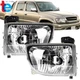 For Toyota Tacoma 2001 2002 2003 2004 Headlights Set Left & Right Headlamp White
