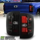 Blk Smoke 2014-2018 Chevy Silverado 1500 LED Tail Lights Brake Lamps Left+Right