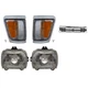 Center Grille Kit For 1992-1995 Toyota Pickup DLX SR5