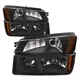 Halogen Headlights Set Fits 02-2006 Chevy Avalanche w/Body GM2520184 GM2521184