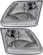 For 2001-2004 Ford F150 Headlight Halogen Set Driver and Passenger Side