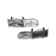 For Ford Taurus 1992-1995 Headlights Driver And Passenger Side | Pair Clear Lens