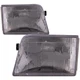 Headlight Set Fits 1993-1997 Ford Ranger CAPA FO2502119 FO2503115 Halogen