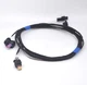 Retrofit Front led grill emblem light cable splitter Illuminated For VW id3 ID4
