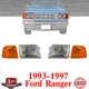 Headlight + Corner Lights Kit For 1993-1997 Ford Ranger