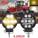 Fits for Case 5130,5140,6130,6140,7130,7140,7230,7240 2X 4.3'' LED Spot Light