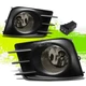 SMOKED TINTED FOG LIGHT/LAMPS PAIR+BEZEL COVER+SWITCH FOR 11-13 SCION TC 2AR-FE