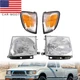 Halogen Headlight Kit For 1997-2000 Toyota Tacoma RWD Left And Right Side