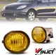Fog Lights For 2003-2008 Toyota Matrix/Pontiac Vibe Driving Fog Lamp Yellow Lens
