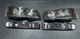 Pair of 2 Front Left-Right Headlights Assembly For 2003-2014 GMC Savana 1500