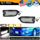 Clear Switchback White DRL LED Amber Signal Lights For 1999-2001 Subaru Impreza