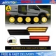 LED Side Marker Lights Amber Red For 10-13 Ford Transit Connect Front Rear 4-40X