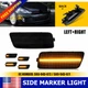 Amber LED Front Side Marker Lights Smoked For 2010-2014 VW MK6 GTI 5K0-945-071