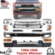 Front Bumper Face Bar Chrome Steel Kit For 1996-1998 Toyota 4Runner 11 Pcs