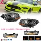 2018-2023 Fog Lights+Headlights For Ford Mustang LED Signal Front DRL Clear Lamp