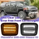 2Pcs Clear LED Front Corner Turn Signal Parking Light For 2003-2009 Hummer H2