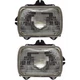 For Toyota Pickup Headlight 1987-1995 Driver and Passenger Halogen w/Sealed Beam