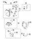 Genuine Mopar Park And Turn Signal Lamp Left 68576889AA