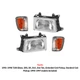 Headlight Kit Toyota T100 1993-1998 Left & Right Corner Lights