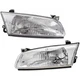 Halogen Headlight Set For 1997-1999 Toyota Camry Left and Right with Bulbs