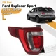 For 2016-2019 Ford Explorer Sport Full LED Tail Light W/ LED DRL Left Driver LH