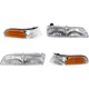 Headlight Kit For 92-97 Ford Crown Victoria Left and Right 4Pc