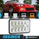 For Chevy Camaro Caprice 4x6" INCH LED Headlight Hi-Lo Beam DRL Turn Signal