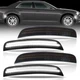 4PCS Smoked Front Rear LED Side Marker Light White For 2015-2023 Chrysler 300 4PCS Smoked Front Rear LED Side Marker Light White For 2015-2023 Chrysler 300