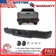 Black Complete Rear Steel Bumper Assembly Fit For 2009-2014 Ford F150 Truck