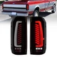 Smoked LED Rear Tail Lights Lamps For 1989-1996 Ford F150  F250 F350 Bronco