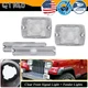 For 87-95 Jeep Wrangler YJ 4 Clear Lens Kit, 2 turn signal / 2 side marker light