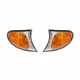 For 2002-2005 BMW 320i Turn Signal Light Driver and Passenger Side Pair Titanium