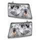 Pair Of Headlights For Ford Ranger Xl Pickup 2011 By 6L5Z13008Ba 6L5Z13008Aa