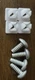 Chevy GMC 6270119 License Plate Attaching Screws Square Nylon Nuts Fasteners NOS