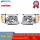 Headlight Kit Fit 1998-2000 Toyota Tacoma 4WD RWD With Corner Light Left & Right